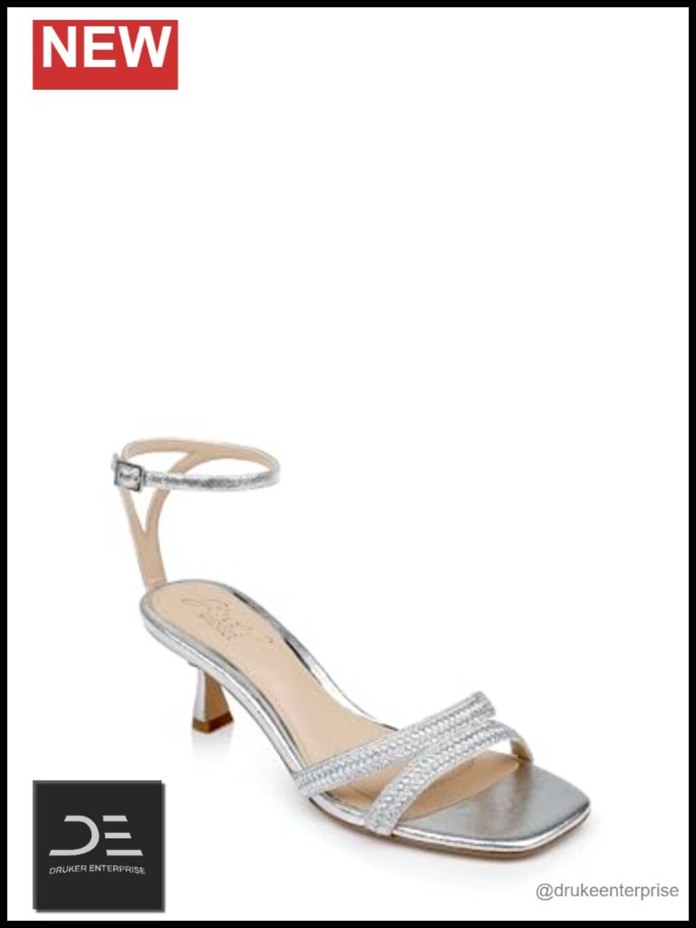 Jute Kitten Heel Sandal Ankle Strap Padded Formal